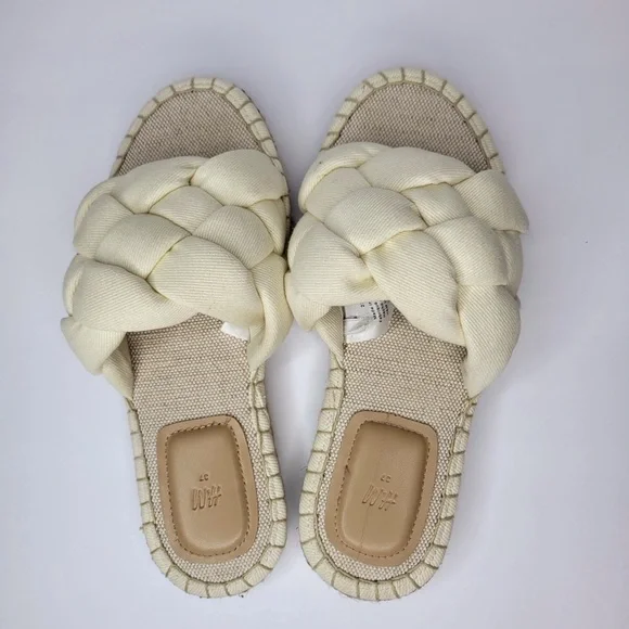 H&M Espadrille-Style Braided slides shoe - Picture 2 of 8